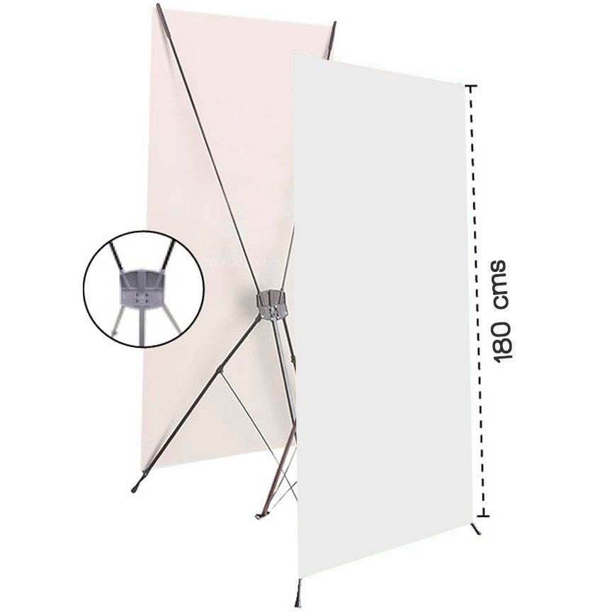X Banner tipo Araña de 80×180 cms